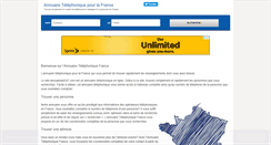 Desktop Screenshot of annuairetel247.com